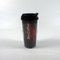 Portable Kunststoff Doppelwand Thermo Kaffeebecher